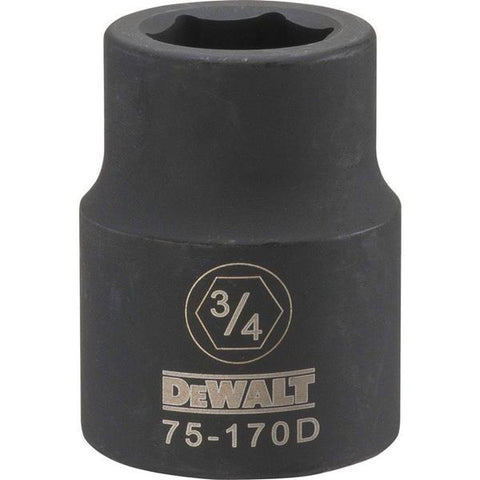 DeWalt Impact Socket SAE, 3/4" Drive