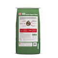 Green Alfalfa Gastric Support feed bag with horse back facing