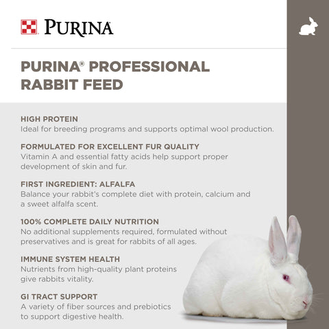 Purina® Professional Rabbit Feed, 50 lb – view 2