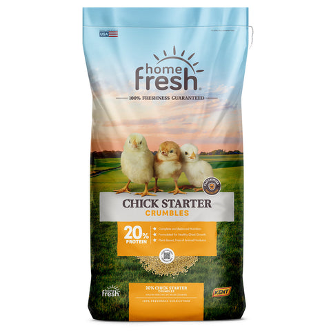 Home Fresh® Chick Starter Grower Poultry Crumble Feed, 50 lb - Front of Bag