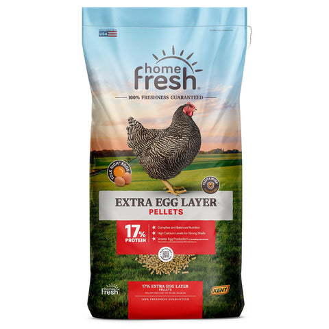 Home Fresh® Extra Egg Layer Poultry Crumbles Feed, 50 lb