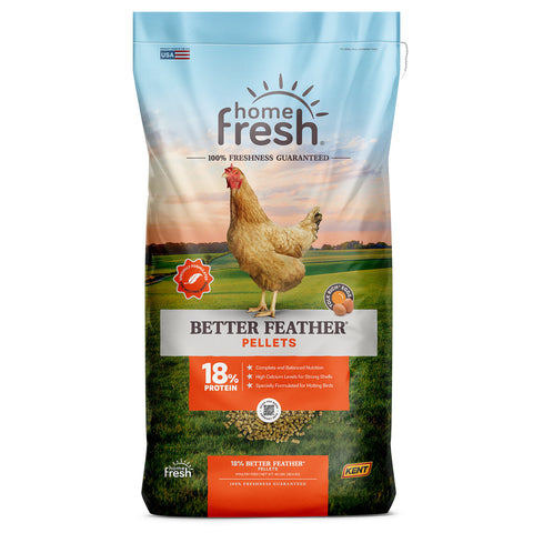 Home Fresh® Better Feather Poultry Feed, 40 lb - Front of Bag