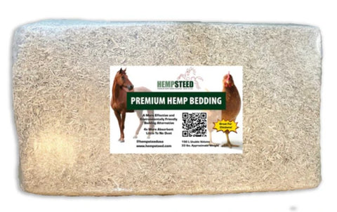 HempSteed Premium Hemp Bedding, 33 lb