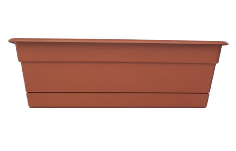 Bloem Window Box Planter, Terracotta, 24"