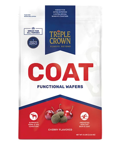 Triple Crown® Coat Functional Wafers Horse  Feed, 5 lb