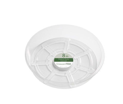 Crescent Garden Plastic Plant Saucer, 8 in.