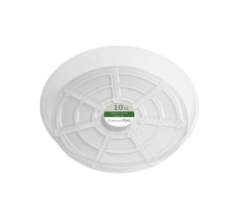 Crescent Garden Plastic Plant Saucer, 10 in.