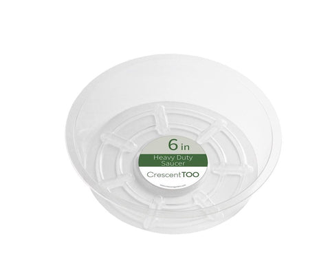 Crescent Garden Plastic Plant Saucer, 6 in.
