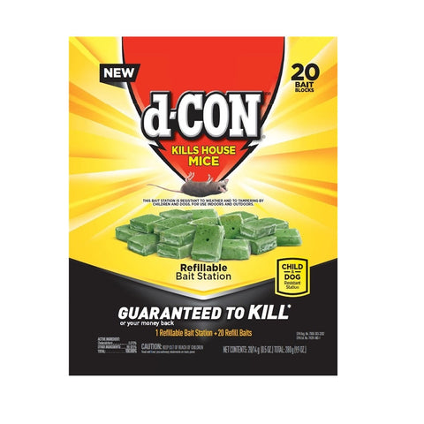 D-Con Bait Station with 20 Refills