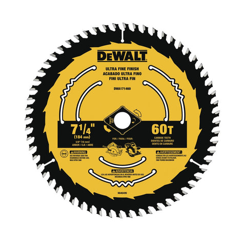 DeWalt 7-1/4" 60T Saw Blade