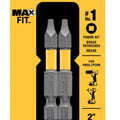 DeWalt MAXFIT Square Power Bits, #1 x 2"