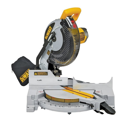 DeWalt Single Bevel Compound Corded Miter Saw, 15 Amp, 120 V, 10" Dia
