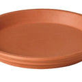 Deroma 4 in. Red Clay Saucer