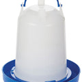 Double-Tuf Poultry Waterer, Plastic, Blue, 1.5 Quart