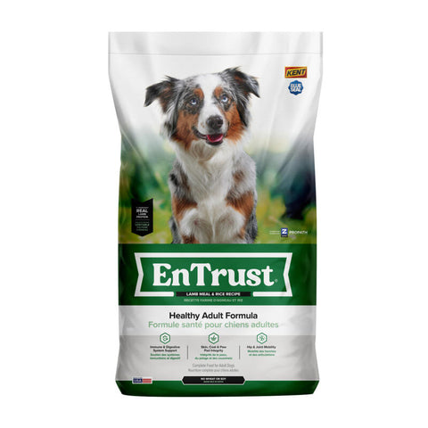EnTrust® Healthy Adult Formula – Lamb & Rice Recipe, 35 lb