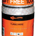 Gallagher Turbo Wire, White, 1,312 ft + 300 ft