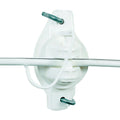 Gallagher Wood Post Pinlock Insulator, White