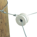 Gallagher Porcelain Donut Insulator, 3.5 in.
