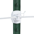 Gallagher T-Post Pinlock Jaw Insulator, White