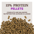 Home Fresh® Alpaca Family & Fiber Pellets, 50 lb - Feed Pellets Sample