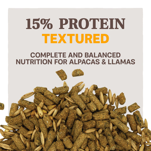 Home Fresh® Alpaca & Llama Crunch Feed, 50 lb - Feed Pellets Sample