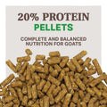 Home Fresh® 20 Dairy Goat Pellets Feed, 50 lb - Feed Pellets Sample