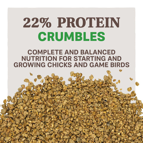Home Fresh® Multi-Flock Chick Starter Grower Poultry Crumble Feed, 50 lb