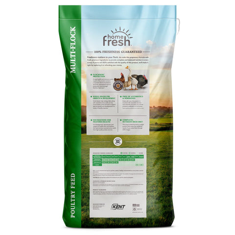 Home Fresh® Multi-Flock Turkey Starter Poultry Crumble Feed, 50 lb