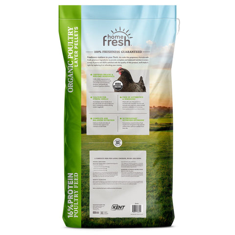 Home Fresh® Organic Layer Pellet Poultry Feed, 40 lb