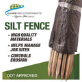 Hanes Poly Silt Fence, 2' x 100'