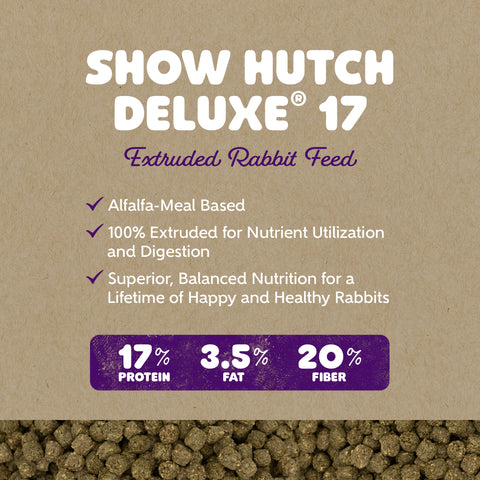 Home Fresh® Show Hutch Deluxe 17 Extruded Rabbit Feed, 50 lb