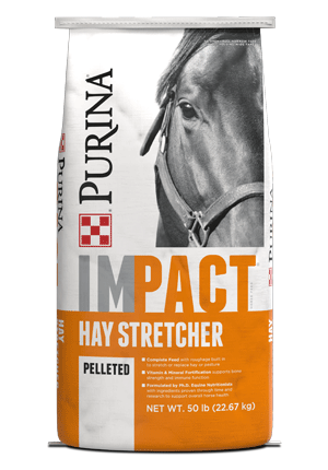 Purina® Impact® Hay Stretcher Horse Feed, 50 lb