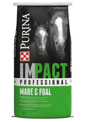 Purina® Impact® Professional Mare & Foal Horse Feed, 50 lb