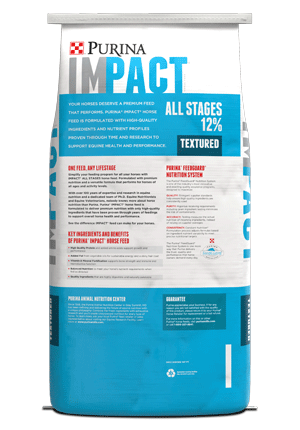 Purina® Impact® All Stages 12% Textured Horse Feed, 50 lb