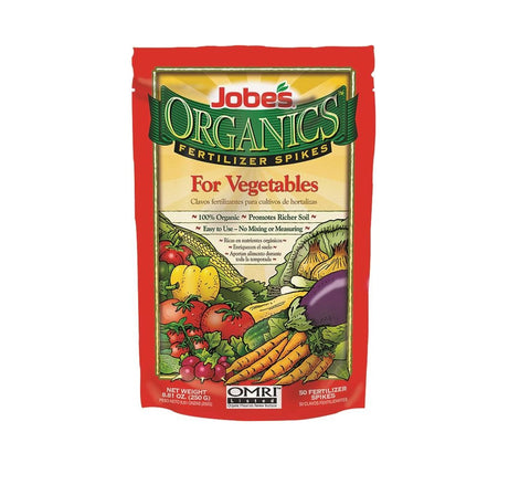 Jobe's Organic Vegetable Plant Food Spikes