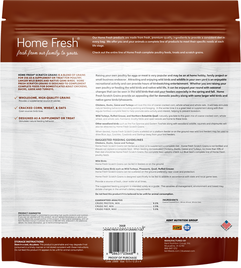 Home Fresh® Scratch Grains Poultry Treat, 7 lb