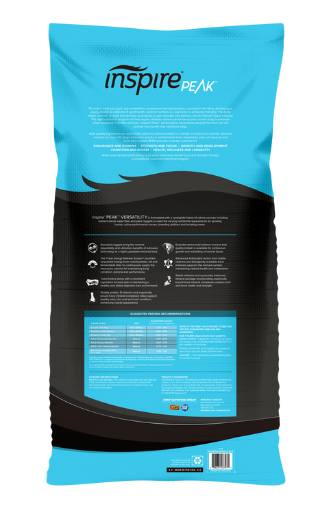 Inspire® PEAK Versatility Horse Feed, 50 lb