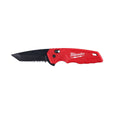 Milwaukee Fastback Spring Assisted Pocket Knife, Red, 8-1/4 inch
