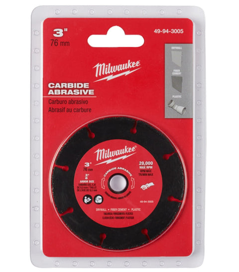 Milwaukee 3" Carb Abrasive Blade