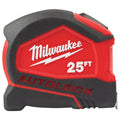 Milwaukee Auto Lock Tape Measure, Red, 25' L