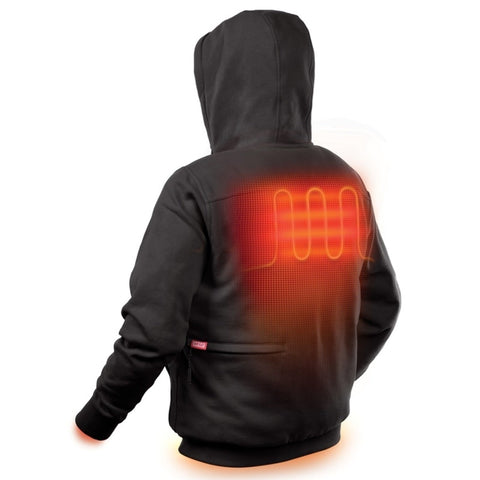 Milwaukee M12 Unisex Full-Zip Heated Hoodie Kit, Black