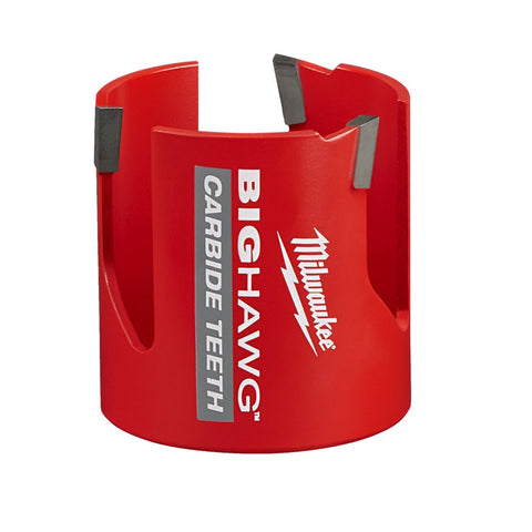 Milwaukee Big Hawg Carbide Tipped Hole Saw, 2-9/16" Dia x 2-7/16" L