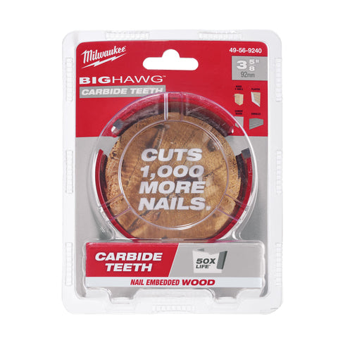 Milwaukee 3-5/8" Carb Hole Cutter