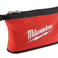 Milwaukee Black Zipper Pouch, Red