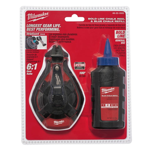 Milwaukee 100' BLU Chalk Line Kit