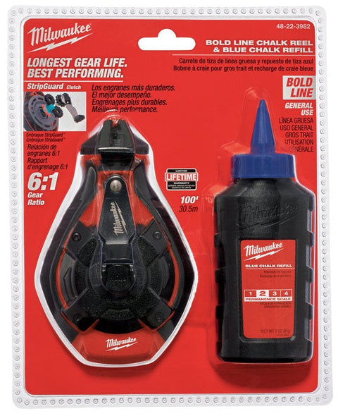 Milwaukee 100' BLU Chalk Line Kit