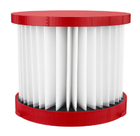 Milwaukee Cartridge Wet/Dry HEPA Filter, Red