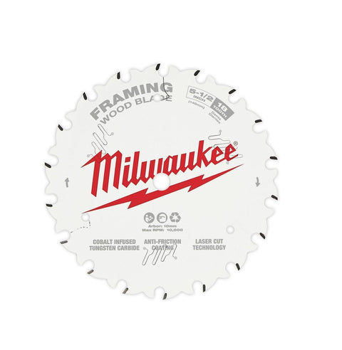 Milwaukee Circular Saw Blade, 18-Teeth, 5-1/2 inch