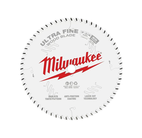Milwaukee 7-1/4"x60T Saw Blade