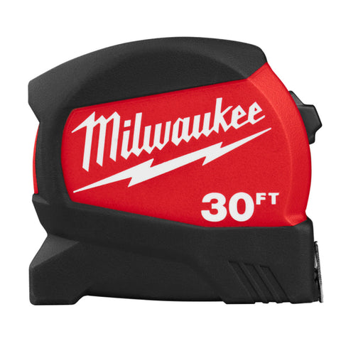Milwaukee Compact Wide Blade Tape Measure, 30 ft. x 1.2 in